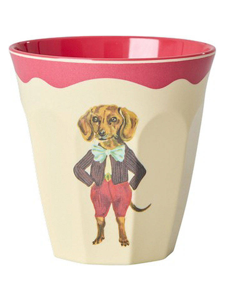 Rice Becher "Nathalie Lété" in Creme/ Pink - 250 ml - onesize
