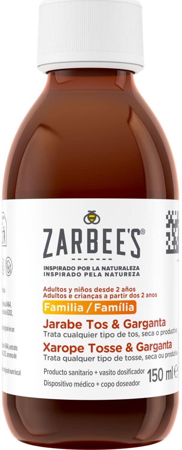 Zarbee's Familia Jarabe Tos y Garganta 150ml