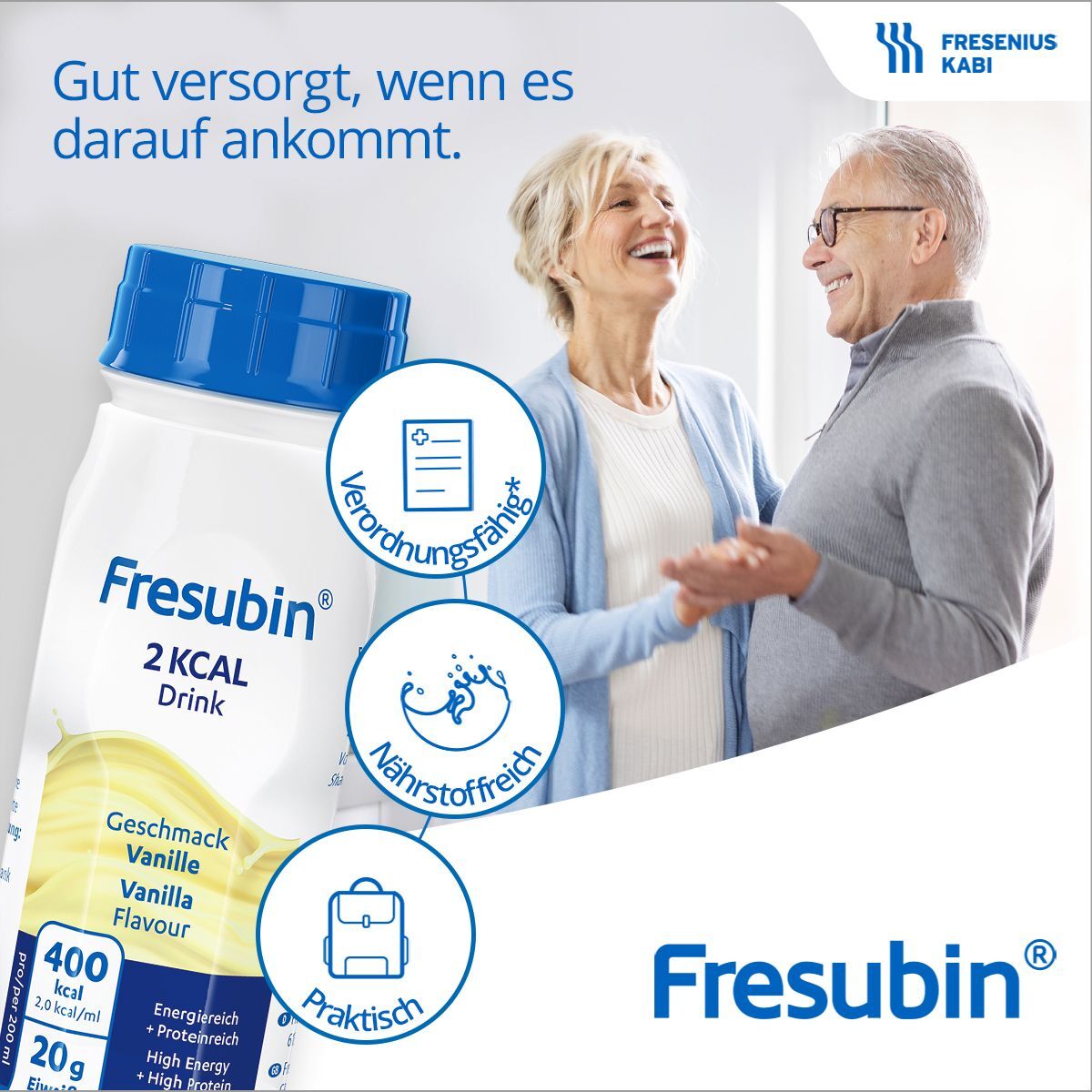 Fresubin 2 kcal Drink Vanille Trinkflasche 24x200 ml Lösung