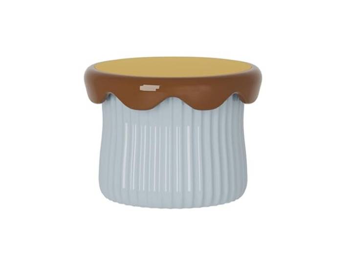 NIUHUAHUI Teetisch, Karamellpudding-Sofa-Beistelltisch Ecke Niedliche Wohnzimmerdeko Schlafzimmer Nachttisch Kaffee