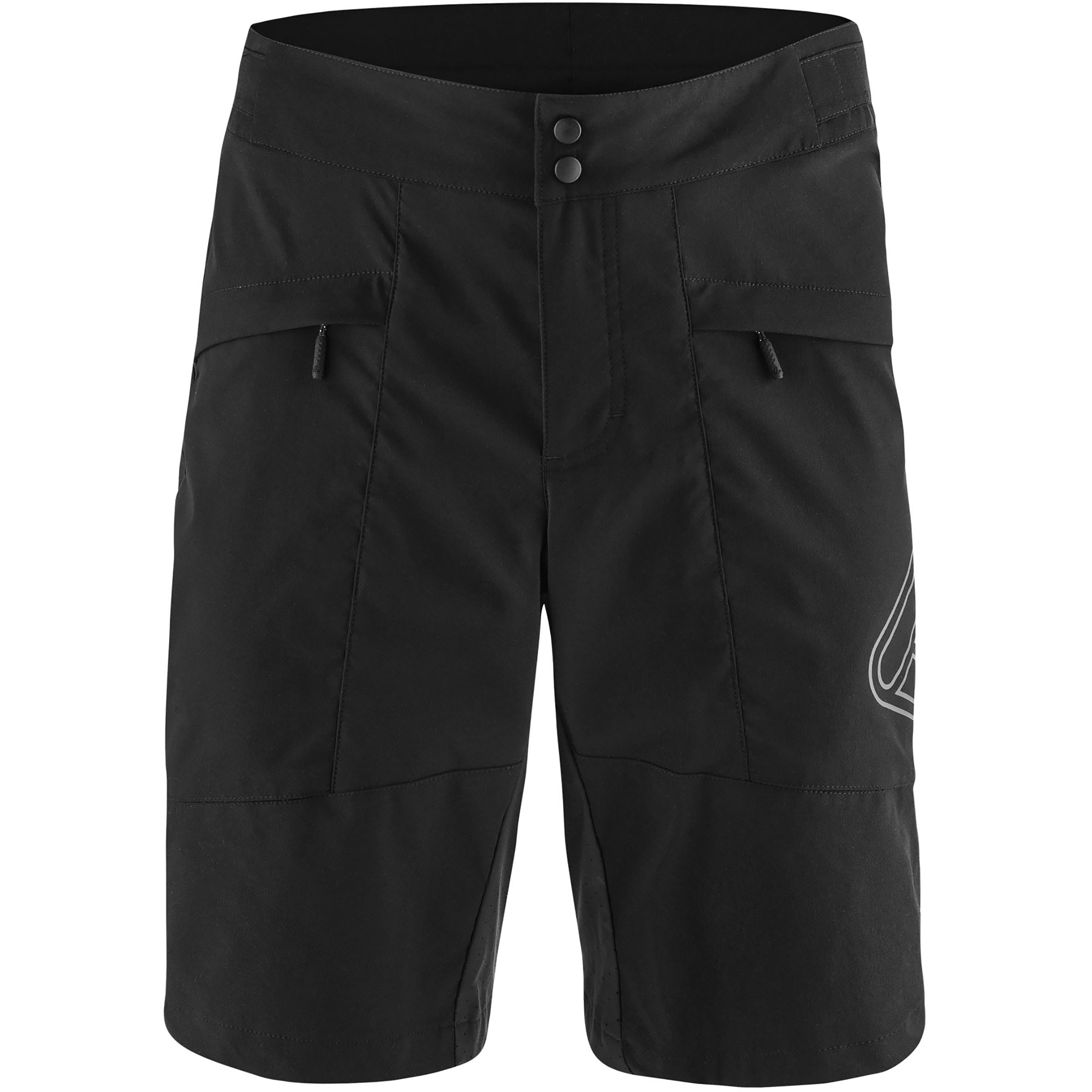 Löffler Leon-G Csl Radhose kurz Herren Fahrradhose schwarz Größe S Mountainbike | Gravel Wasserabweisend Wasserabweisend
