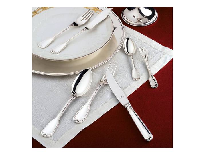 WILKENS Besteck-Set Wilkens Silberbesteck Set 30-teilig Alt Englisch in 925 Sterlingsilber (30-tlg), 925 Sterlingsilber