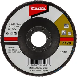 Makita Fächerschleifscheibe 115mm Z120 - D-27464