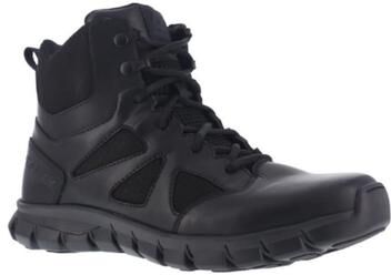 "Reebok Work Sublite Cushion Tactical 6"" Boot - Womens 12 Black Oxford W"