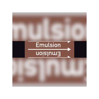 Rohrleitungskennzeichen Emulsion - 33000x90 mm Folie selbstklebend
