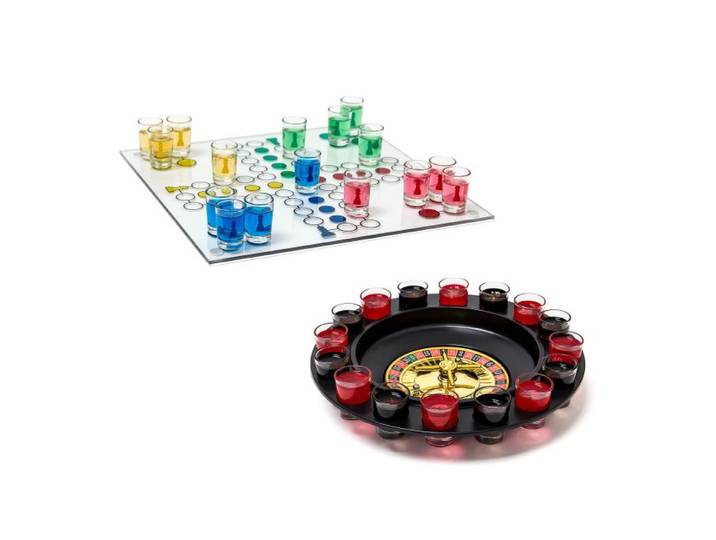 Relaxdays Set de 2 jeux d'alcool
