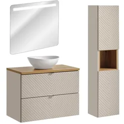 BADMÖBEL 80.4cm Manoa 2er-Set Kaschmir