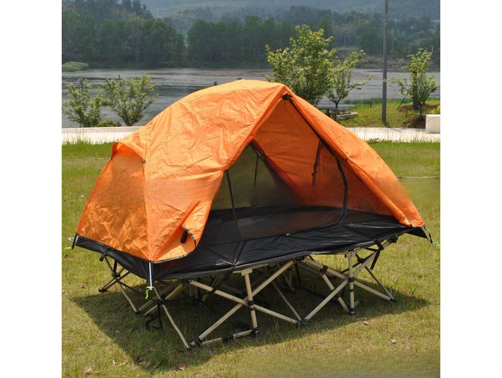 Tente de sol deux-en-un ultra-légère, tente de camping double, tente de camping double améliorée sans lit