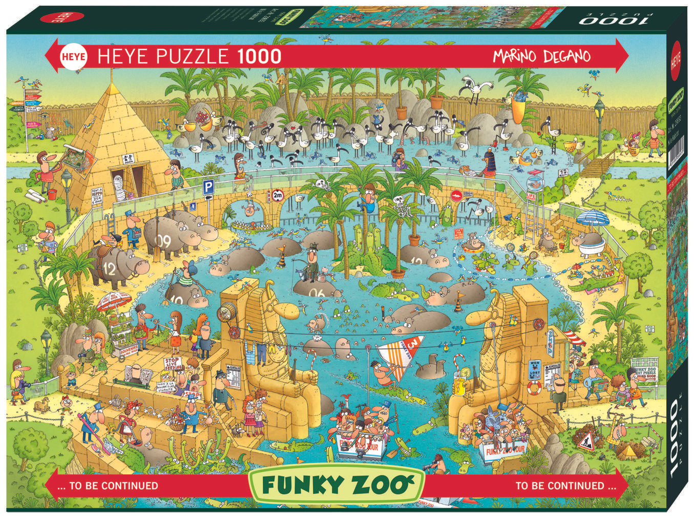 Heye Puzzel Nile Habitat, 1000 stukjes