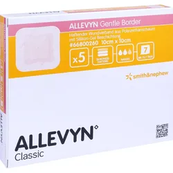 Allevyn Gentle Border 10x10 cm Verband 5 ST