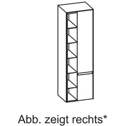 Artiqua 116 Hochschrank, Graphit Struktur quer, 116-HTR-1-50-L-7070-401 116-HTR-1-50-L-7070-401
