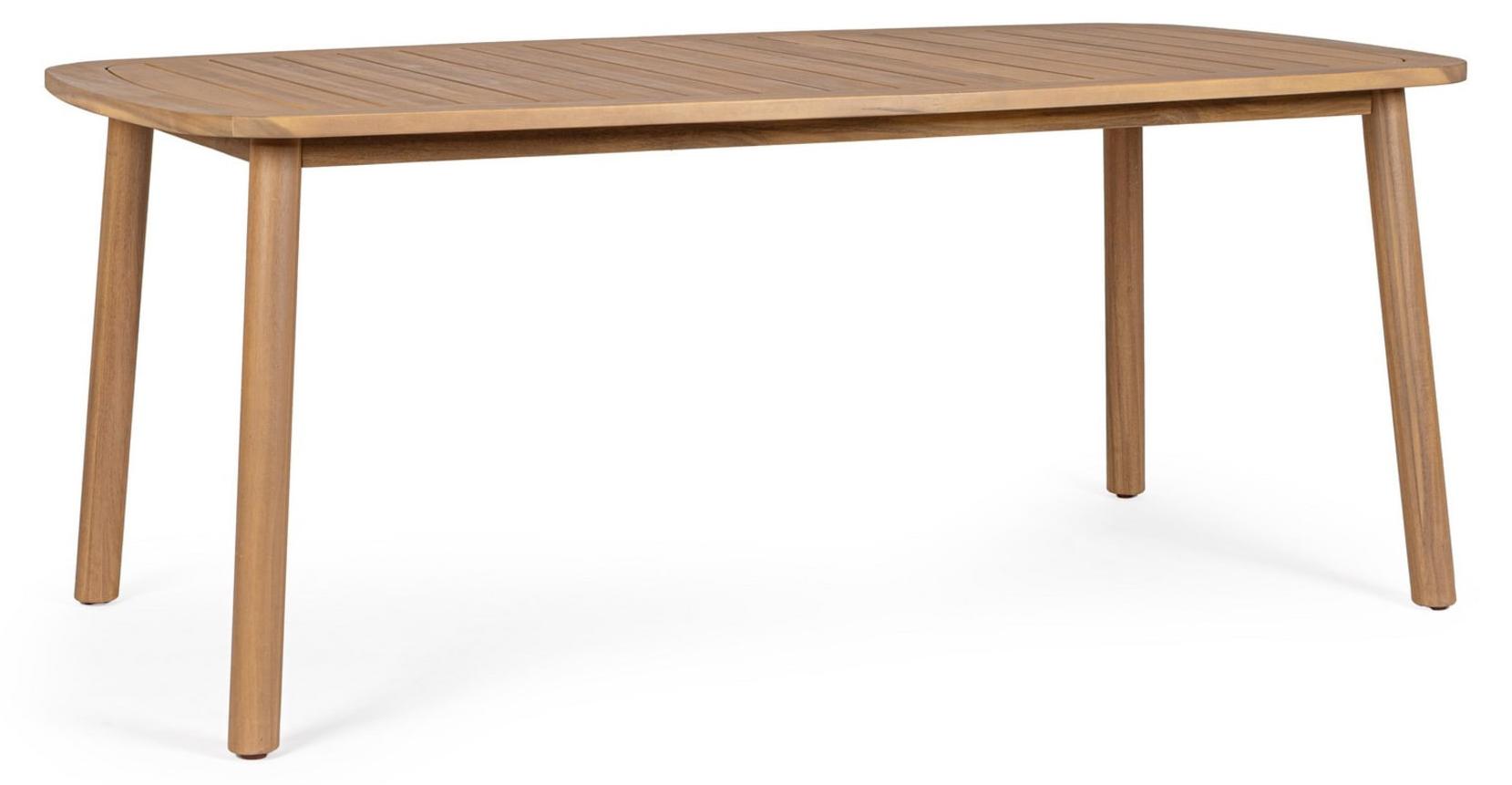 Feststehender Tisch GIRONA aus Akazienholz, 183 × 99 cm