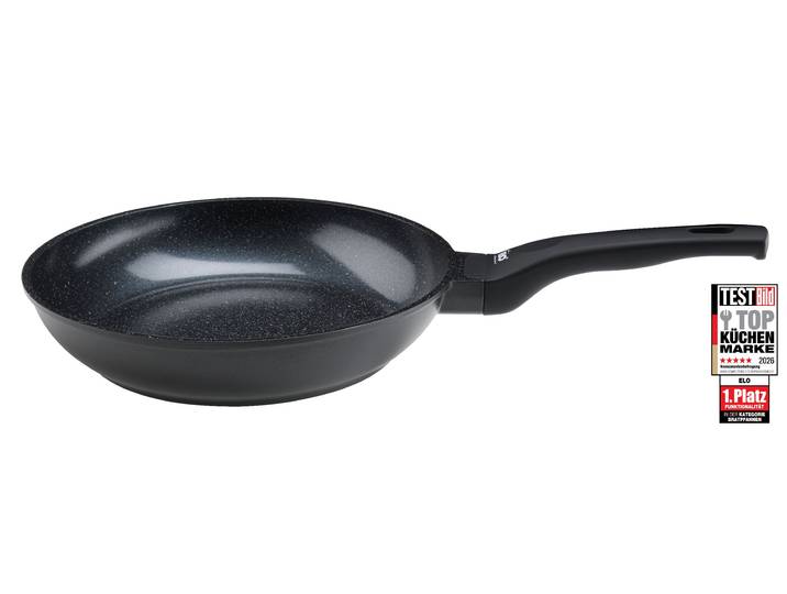 Bratpfanne ELO Siloncast , schwarz, H:6cm Ø:28cm, Pfannen, Bratpfanne, hochwertige Antihaftversiegelung, Softtouch-Stil, induktionsgeeignet