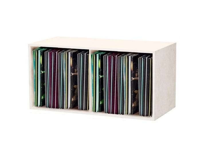 Casier de rangement - GLORIOUS DJ - Record Box 230 Vinyles - Blanc - Dimensions 705 x 340 x 350 mm
