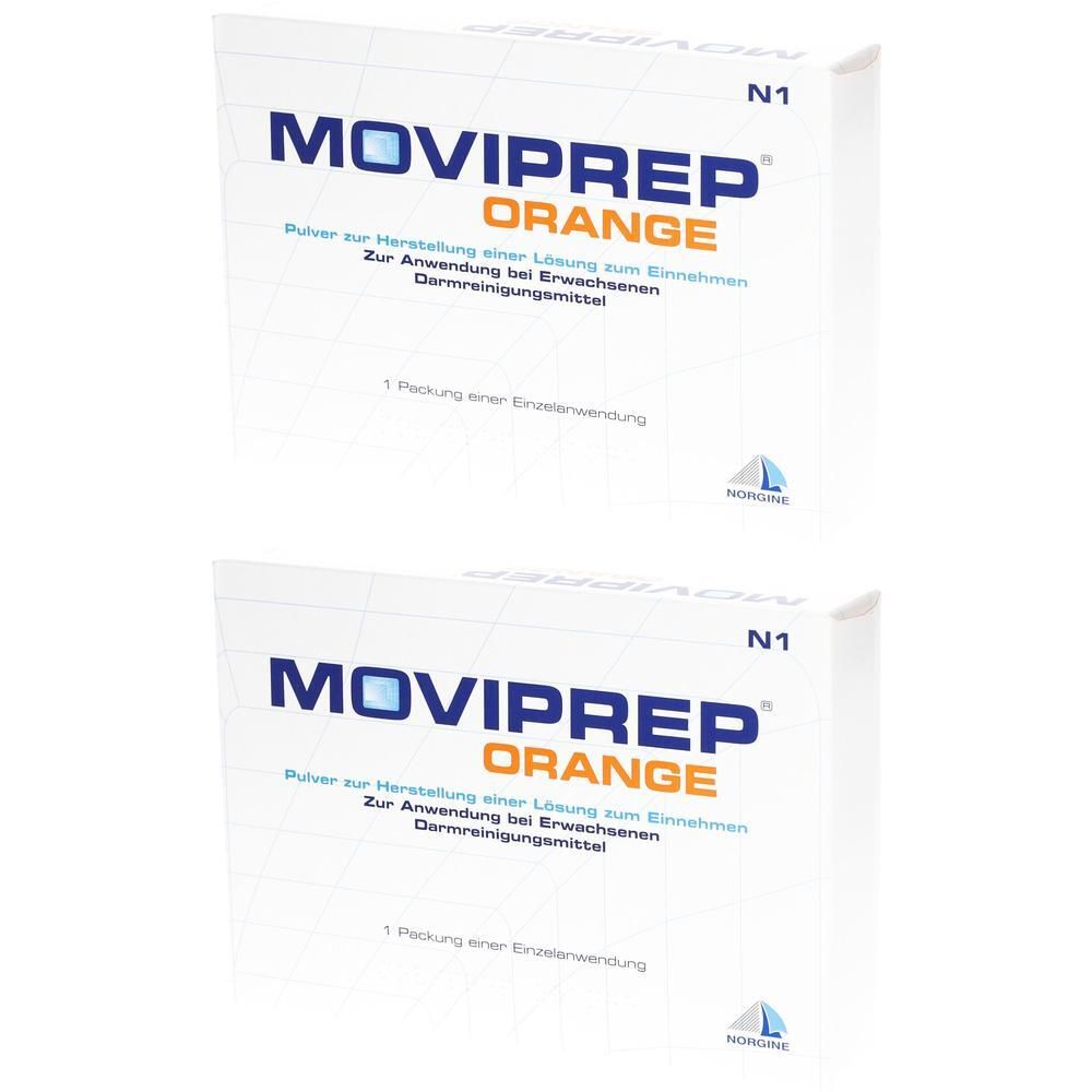 Moviprep Orange Plv.z.Her.e.Lsg.z.Einnehmen 2x 2x1 St Pulver zur Herstellung einer Lösung zum Einnehmen