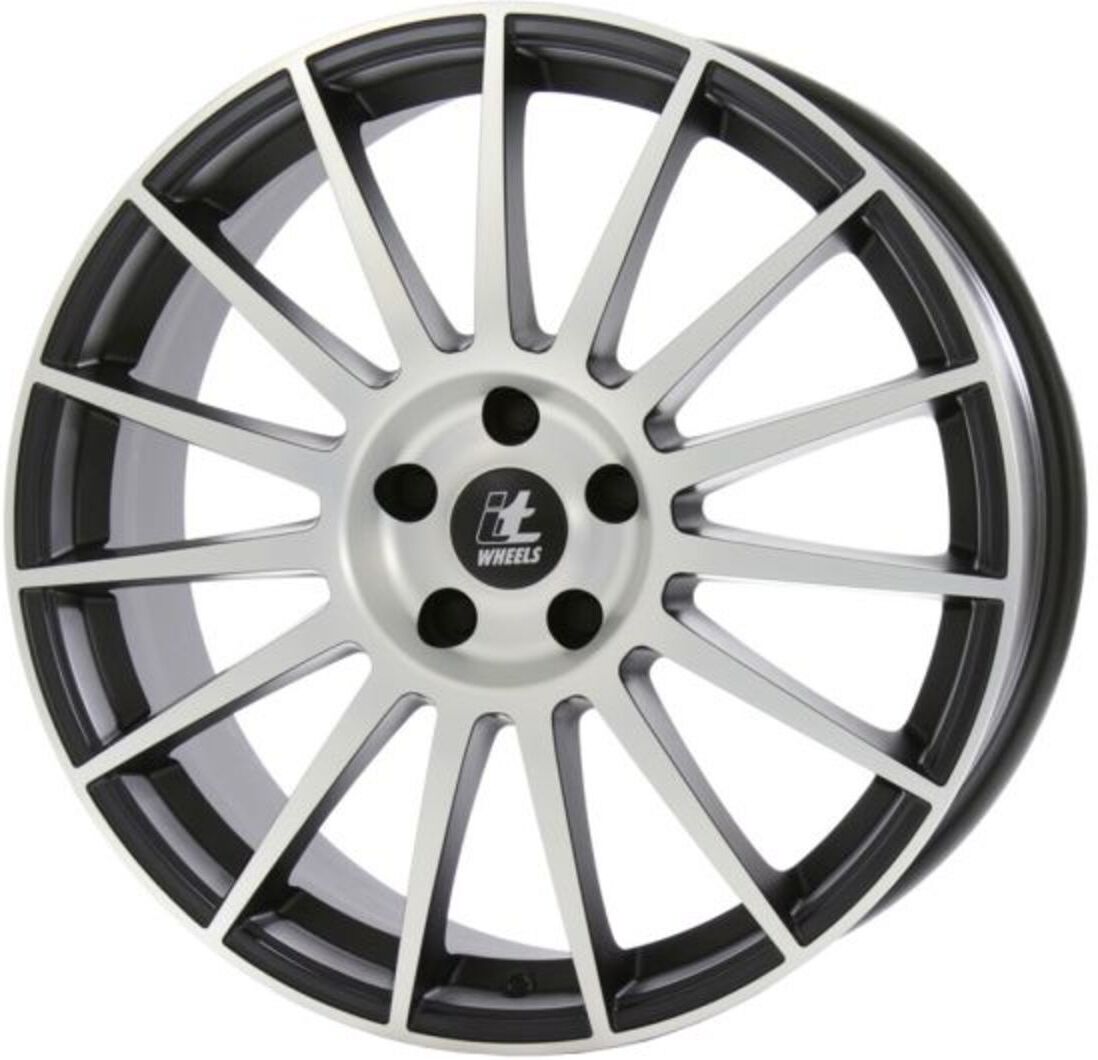 Alufelge 19 zoll ITWHEELS Sofia 5x114,3 8J ET38, Farbe Matt Schwarz Poliert