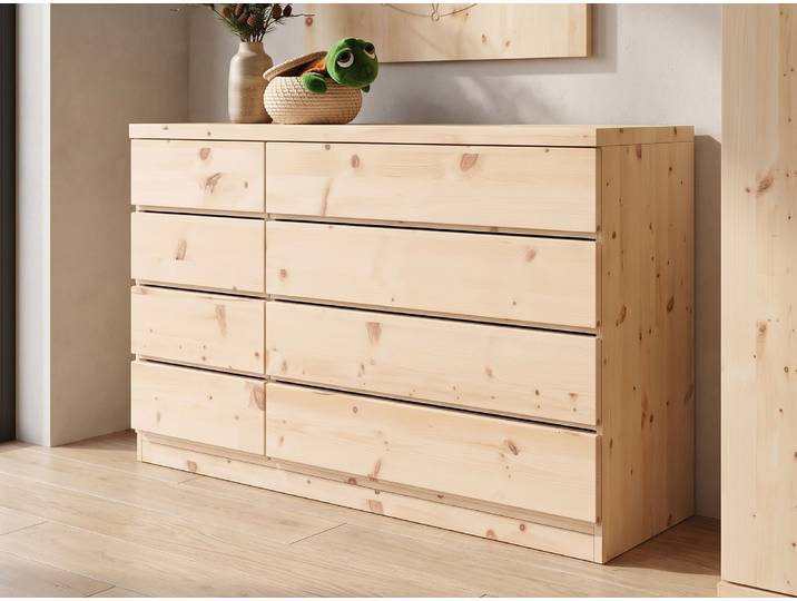 Zirbenkommode „Patrizia“ 150 cm Massivholz Zirbe