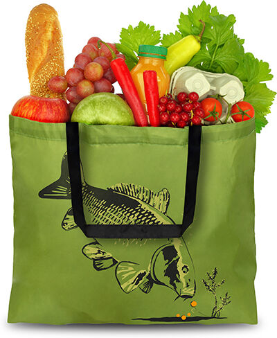 20pcs Sac fourre-tout Delphin ShopBAG CARP 50x45cm 50x45cm