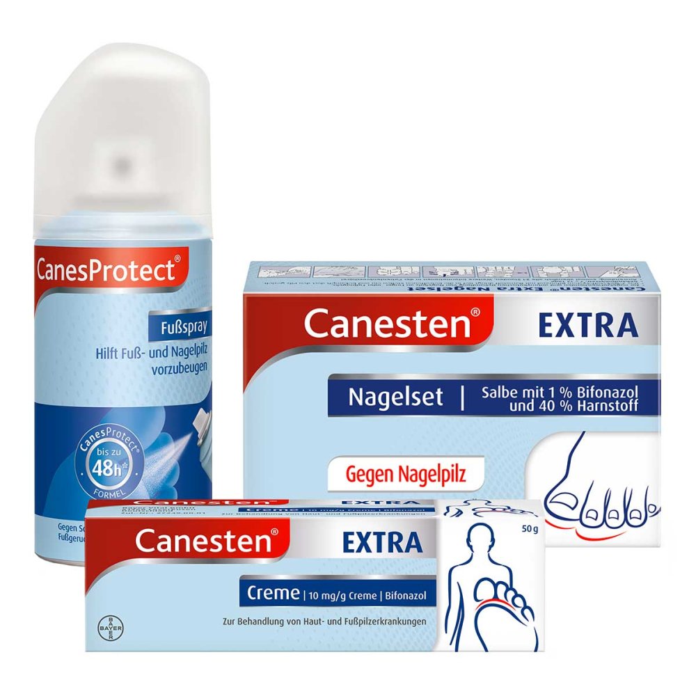 Bayer Vital GmbH Canesten Extra 2-Phasen Kurztherapie bei Nagelpilz mit Fußspray 08102966