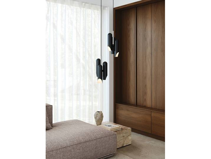 Pendelleuchte Rochelle 21 x 44 x 21cm Schwarz Aluminium, lackiert GU10