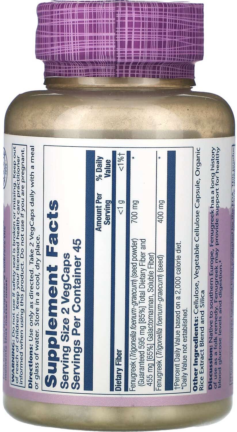 SOLARAY Fenugreek 350 mg 90 caps