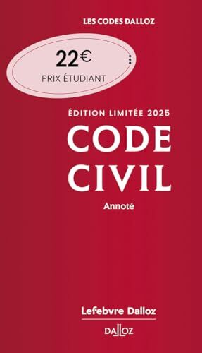 Collectif - Code civil 2025, annoté - Preis vom 11.10.2026 03:10:56 h