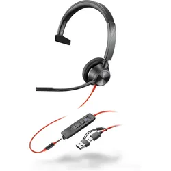 Poly Blackwire 3315 Monaurales Headset