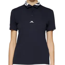 J.Lindeberg Golf Pip Polo Damen navy