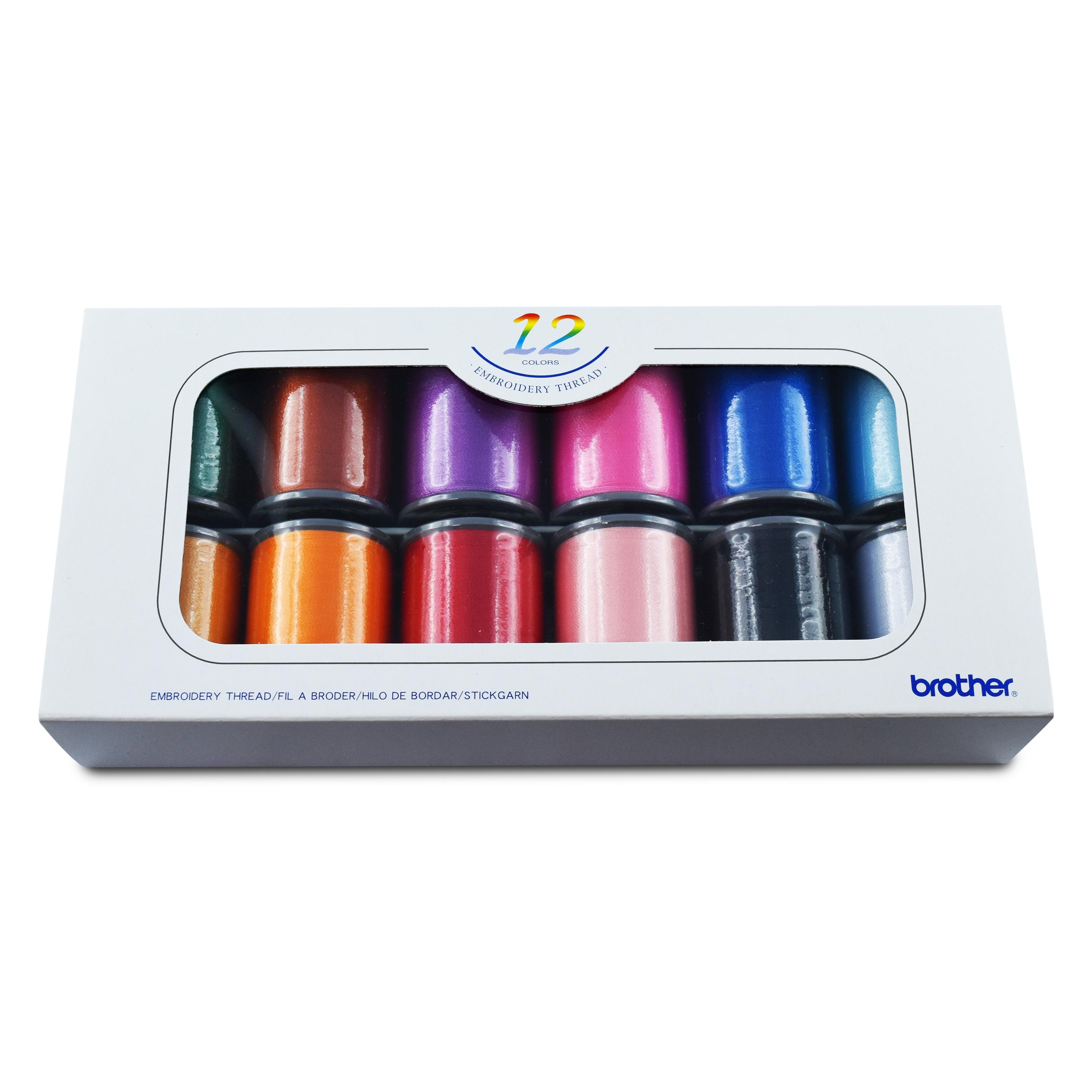 Brother shiny broderitråd 12 rl. (300 m) (XG6639001)