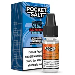 Pocket Salt Blue Razzberry Sherbet Nicsalt Liquid