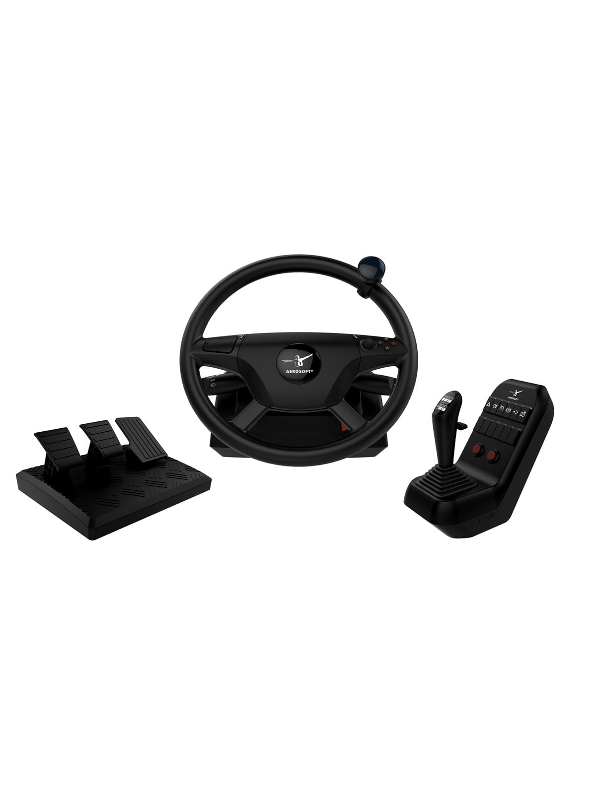 Aerosoft Truck + Bus Wheel System - Wired Sim Racing Komplettset - PC