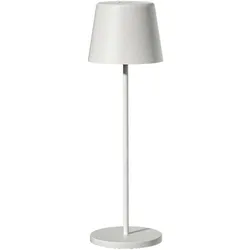 Lumisky KELLY Kabellose Tischleuchte H38CM Stahl Weiss