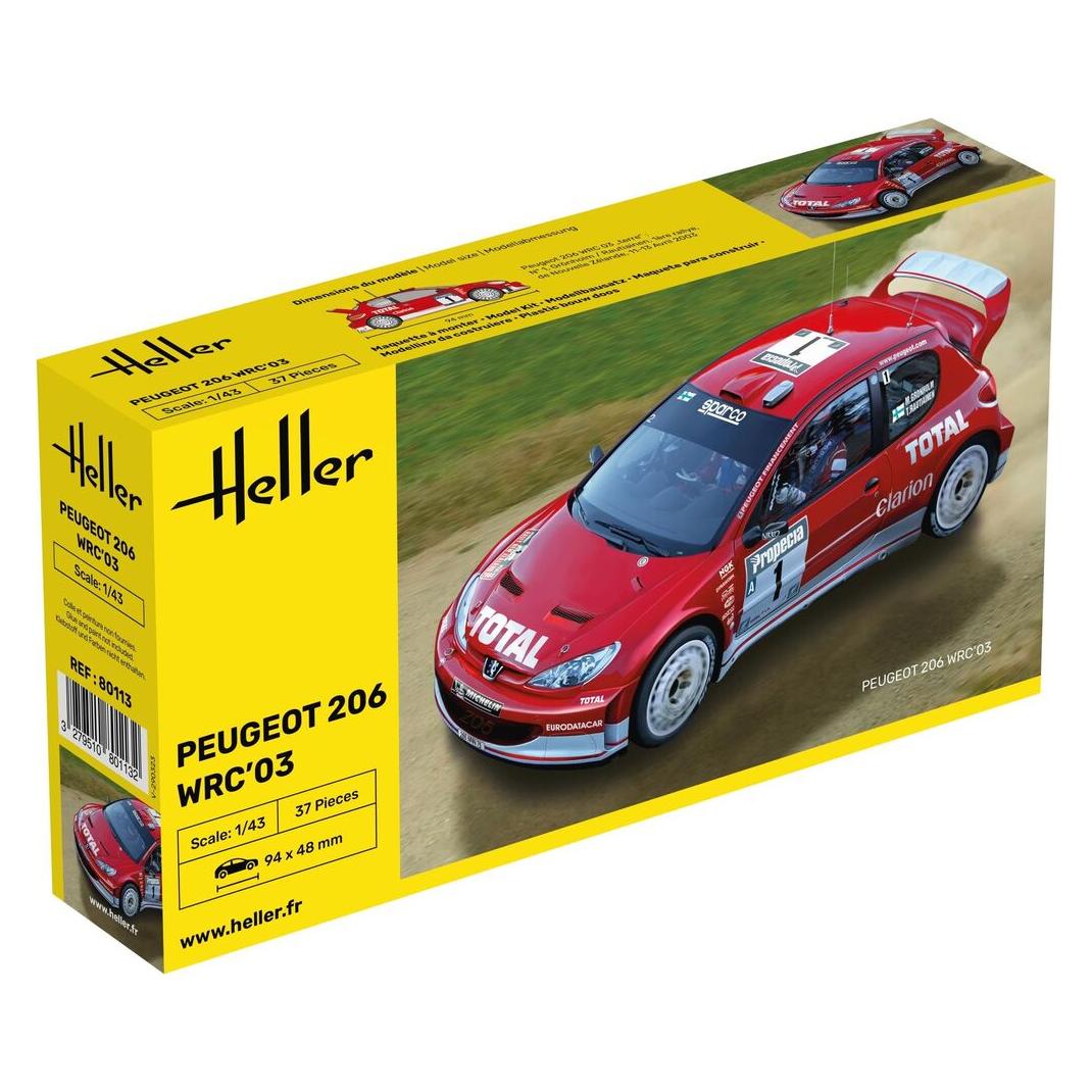 Heller Peugeot 206 WRC'03 (80113)