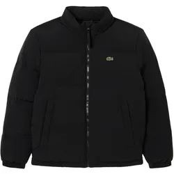 LACOSTE Herren Daunen-Winterjacke - Water-Repellent Packable Hood Down Jacket, Steppjacke, wasserabweisend Schwarz / L/XL