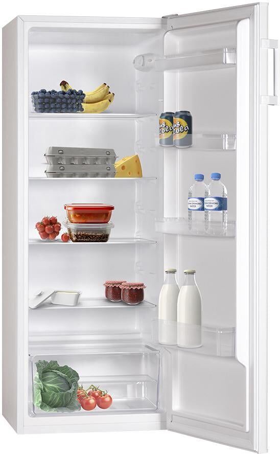 KIBERNETIK Kühlschrank "KS240L01 Rechts/Wechselbar", Energieeffizienz: D, weiss (weiß), Rechtsanschlag, wechselbar, Kühlschränke, Kühlschrank weiß Rechtsanschlag, wechselbar