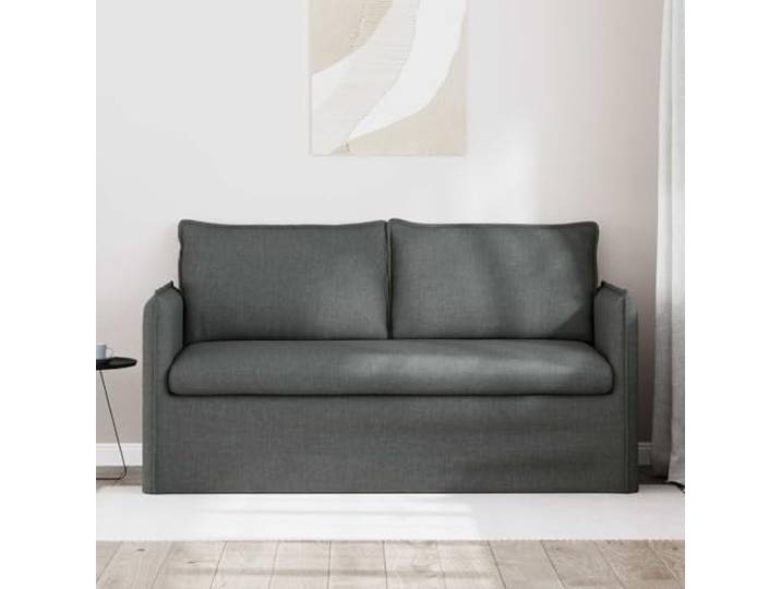 KTHLBRH Modulares Sofa, dunkelgrau, 156 cm Robuste Metallbasis, modulares Design, glatter Stoff, geeignet für Wohnzimmer und Schlafzimmer