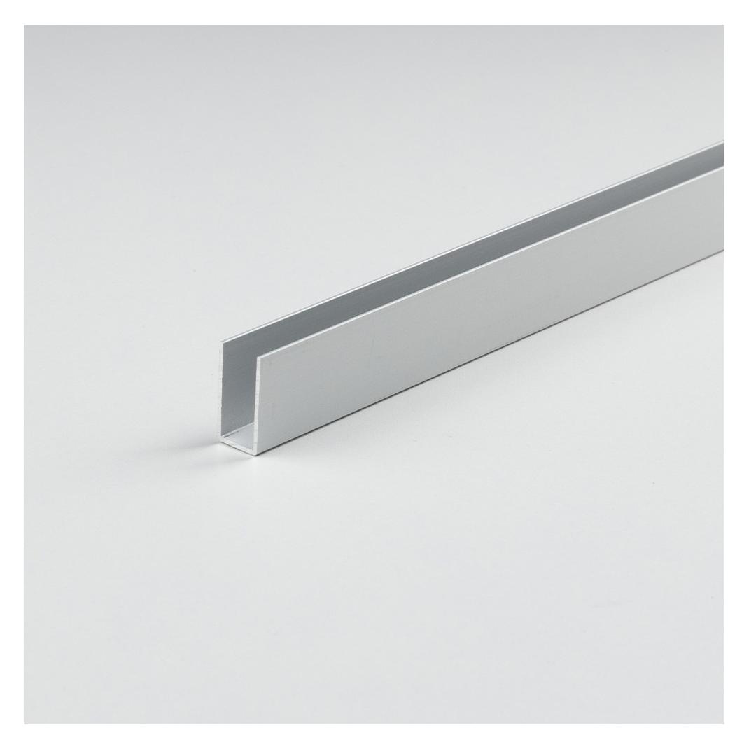 Arcansas Diy profile u anodized aluminum 1000 x 8 x 8 mm (68562429)