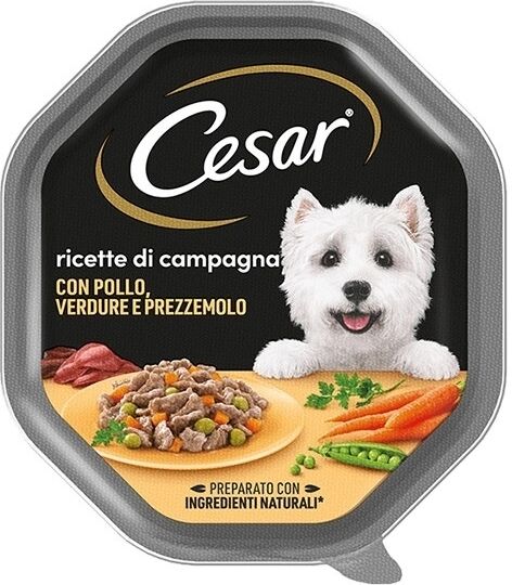 CESAR FLEXI RICETTE DI CAMPAGNA POLLO E VERD. 150G