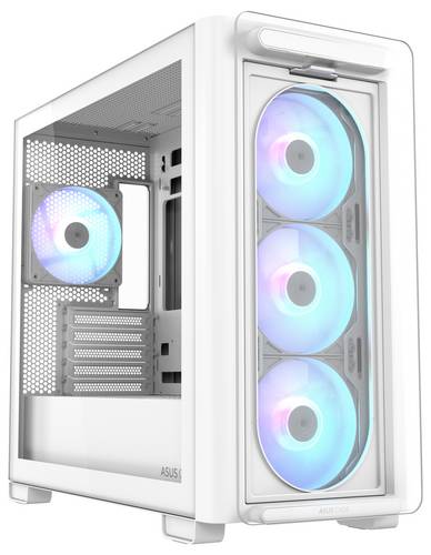 Asus A23 PLUS TG ARGB PC-Gehäuse Weiß