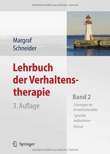 Jürgen Margraf - Lehrbuch der Verhaltenstherapie: Band 2: Störungen im Erwachsenenalter - Spezielle Indikationen - Glossar: StÃ¶rungen des Erwachsenenalters - Preis vom 11.10.2026 15:43:13 h