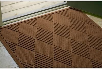 Bungalow Dba Matterly Diamonds Estates Doormat 60 x 36, 60 x 36, Dark Brown