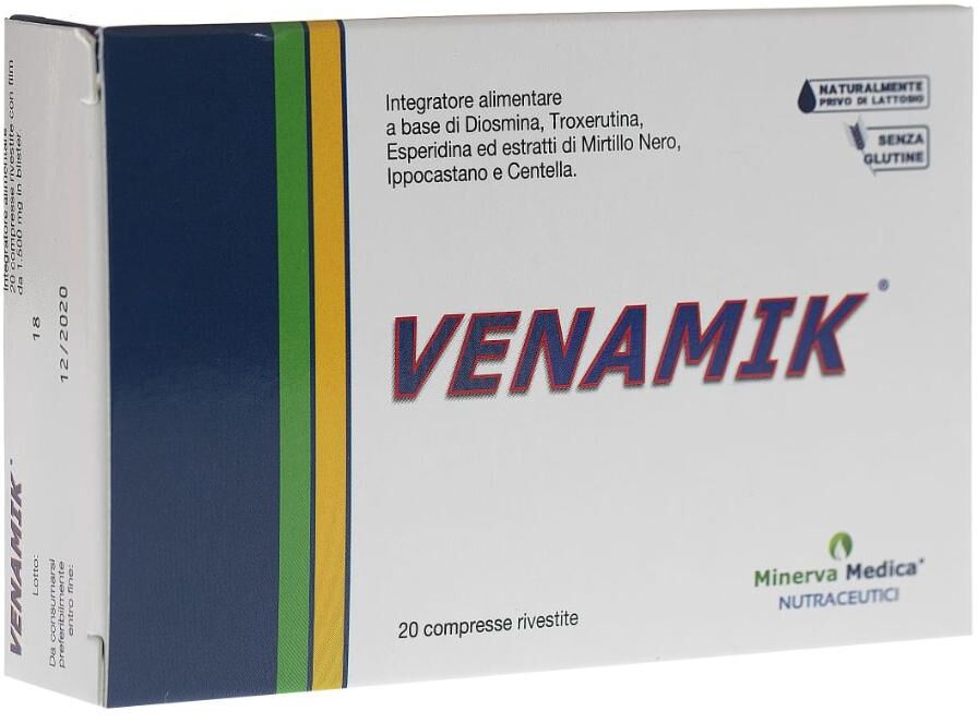 MINERVA MEDICA Srl Venamik, 20 compresse