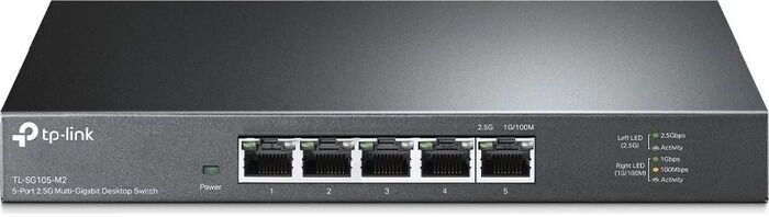 TP-Link TL-SG105-M2 Desktop-2.5G-Switch   grau - Refurbished