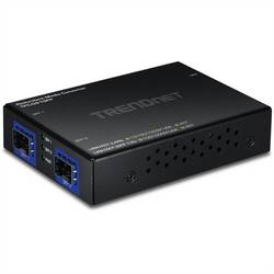 TRENDnet TFC-G21SFP Medien Konverter 1000BASE-T zu Dual SFP, Redundant Mode Netzwerk-Konverter