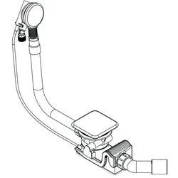 Kaldewei Garnitur KA4081 alpinweiß, Invisible Grip, Deckel-Invisible Grip, 687772021001 687772021001