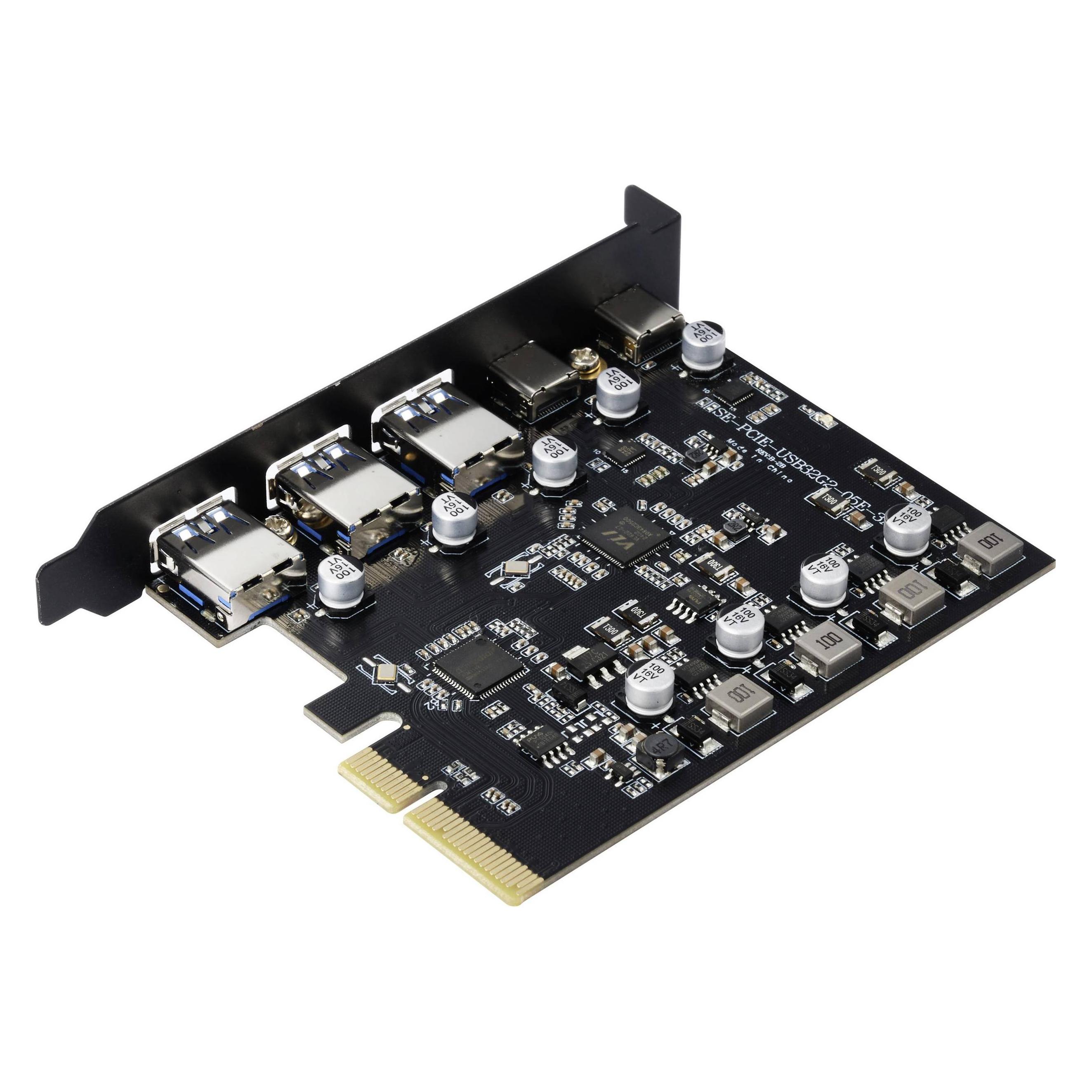 Renkforce RF-6613196 3+2 Port USB 3.2 Gen 2 Controllerkarte USB-C (USB 3.2 Gen (RF-6613196)