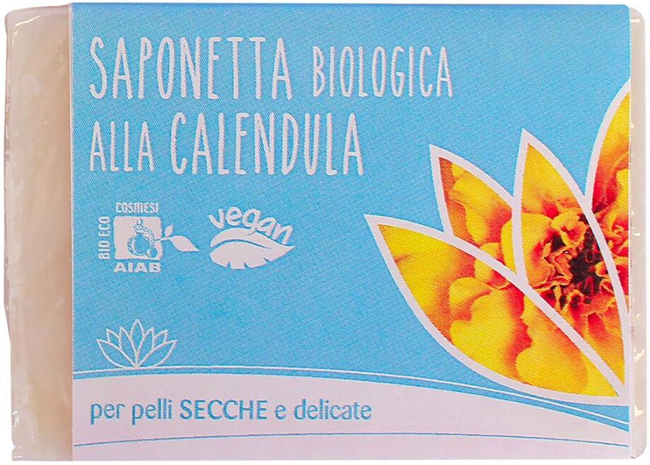 HEALTION Srl SOCIETA  BENEFIT Fior di Loto - Saponetta biologica alla calendula 100 g