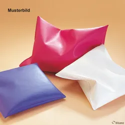 Kissen mit Polystyrolkugeln royalblau 35 x 40 cm phthalatfrei