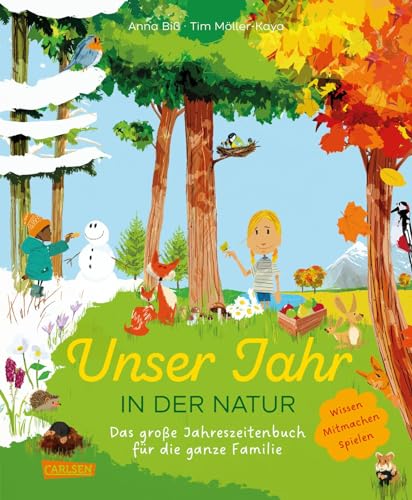 Anna Biß - Unser Jahr in der Natur: Das große Jahreszeitenbuch für die ganze Familie - Wissen, Mitmachen, Spielen - Preis vom 05.10.2026 03:47:11 h
