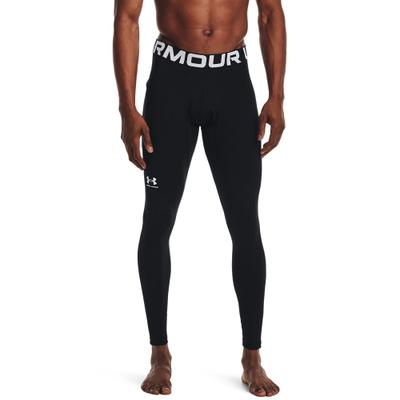 Trainingstights UNDER ARMOUR "UA Cold Gear Armour Leggings", Herren, Gr. M, N-Gr, schwarz, Obermaterial: 87% Polyester, 13% Elasthan, Hosen, sportlicher Stil, für intensive Trainingseinheiten